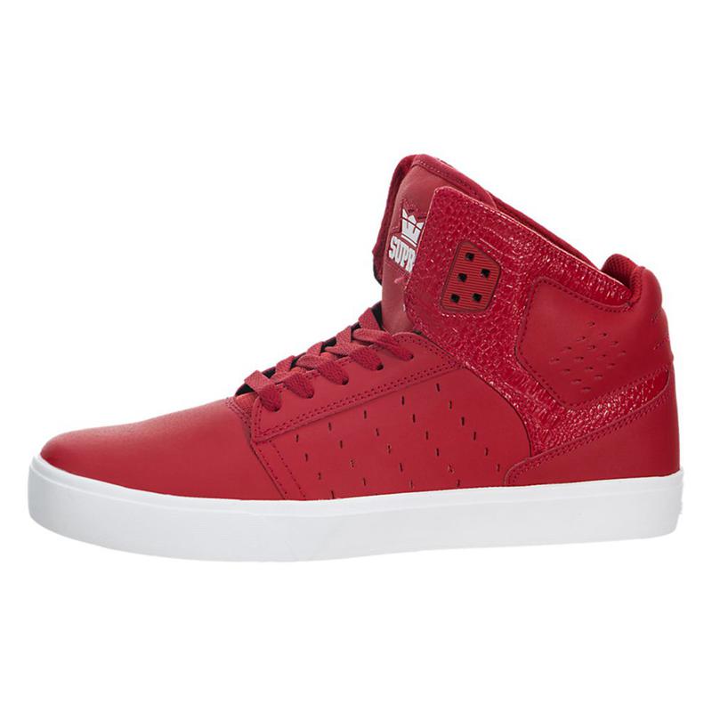 Zapatillas De Skate Supra Argentina Hombre - ATOM Rojas (HWXID-8092)